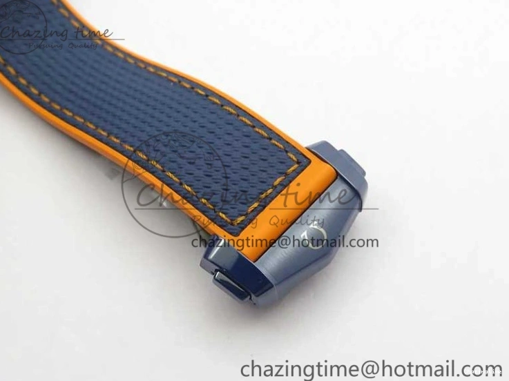 0316 Planet Ocean 45.5mm Big Blue Real Ceramic VSF 1:1 Best Edition on Blue Rubber Strap A8906 Super Clone Unique 7896